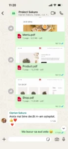 Recenzie client pe WhatsApp, captura 4 din 7